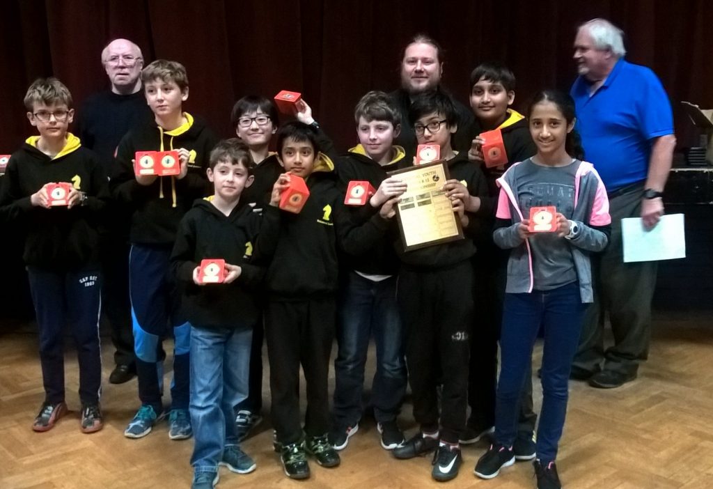 The winning Richmond U12 Team at the NYCA Jamboree in 2017